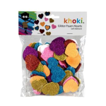 Foam Glitter Hearts, Self Adhesive